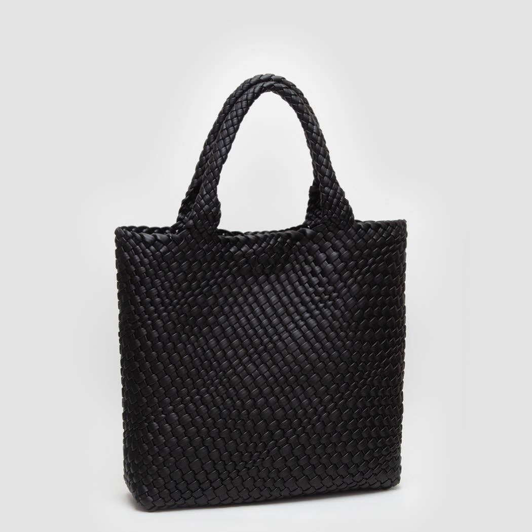 Fashion City – wholesale Tote bag – Women's – Woven Braided Tote Bag With Wristlet Pouch22