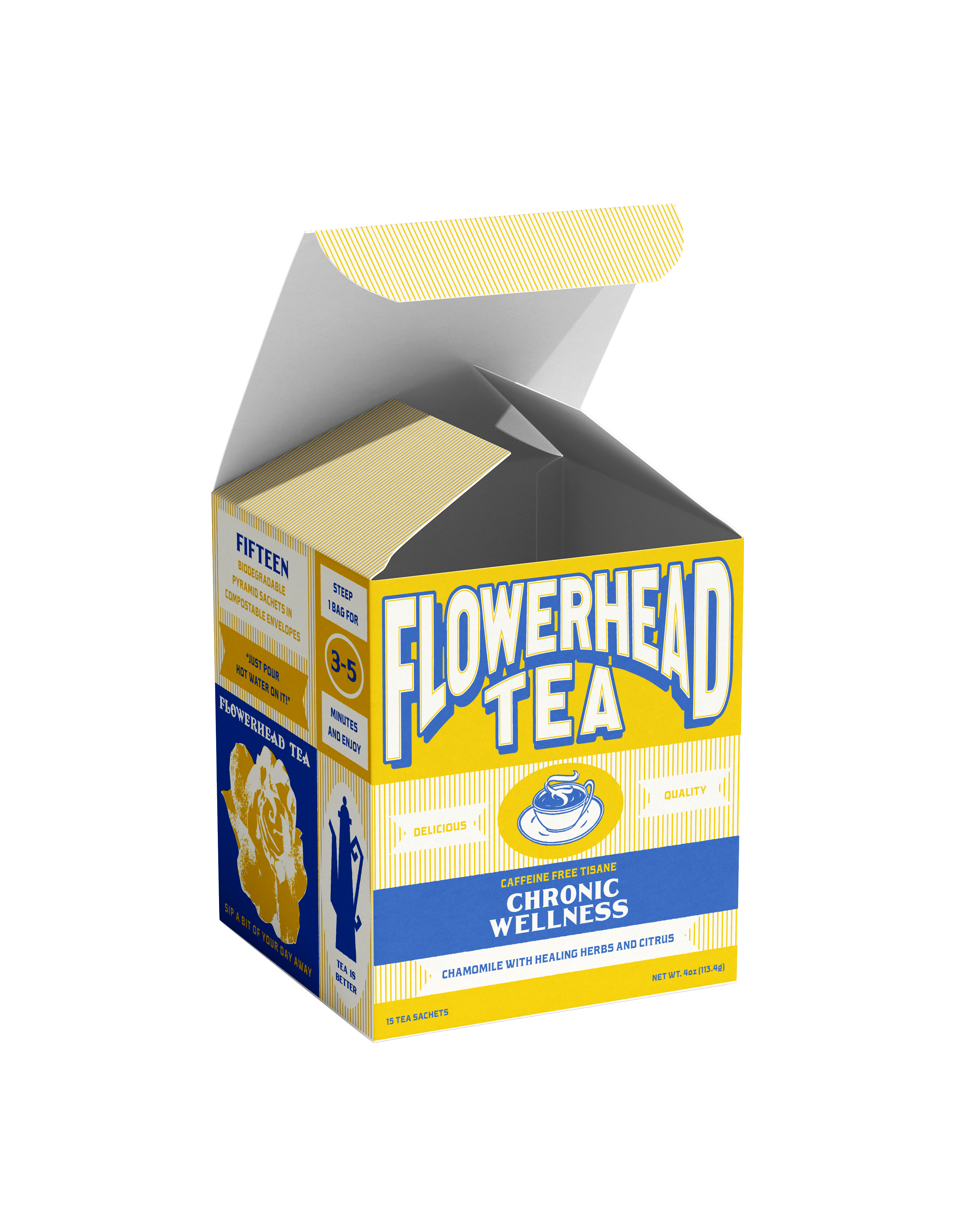 Flowerhead Tea - Wholesale Tea bags - Chronic Wellness Tea Bags2