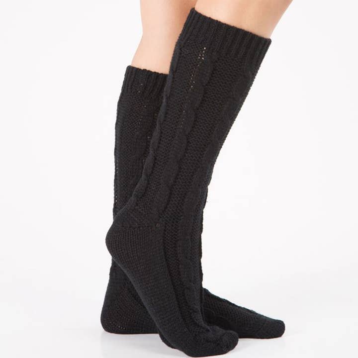 TRENDY WINTER FASHION KNEE HIGH WARM KNIT SOCKS_CWMS111 for wholesale by ACCITY