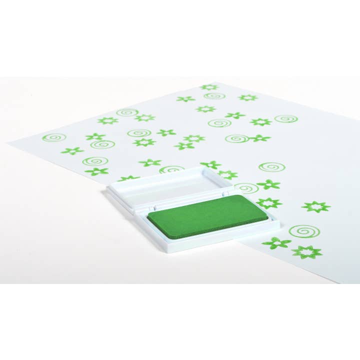 Learning Advantage - Wholesale Rubber/Decorative Stamp - Kids & Baby - Washable Scented Stamp Pad - Green - Lime2