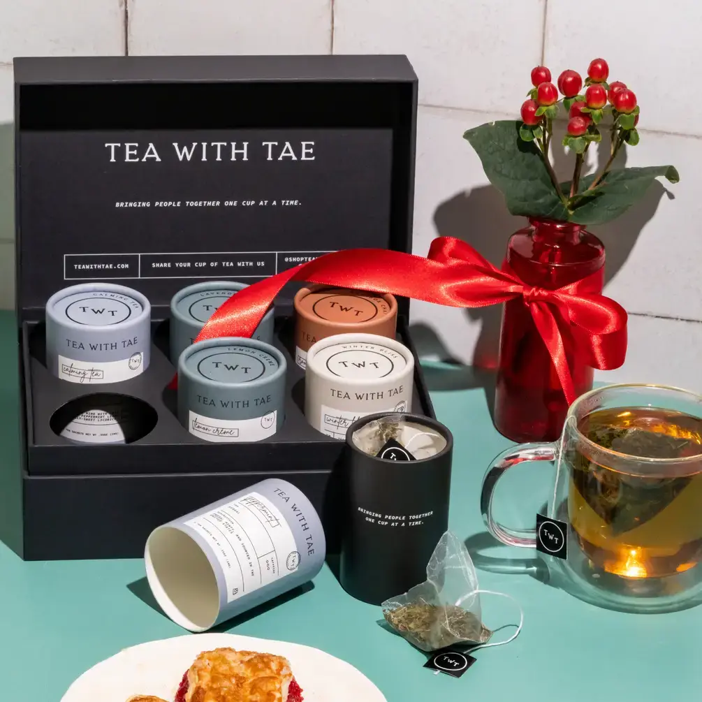 Tea with Tae – wholesale Tepåsar – Bästsäljare - Tea Bento Box® - Tépresentset2