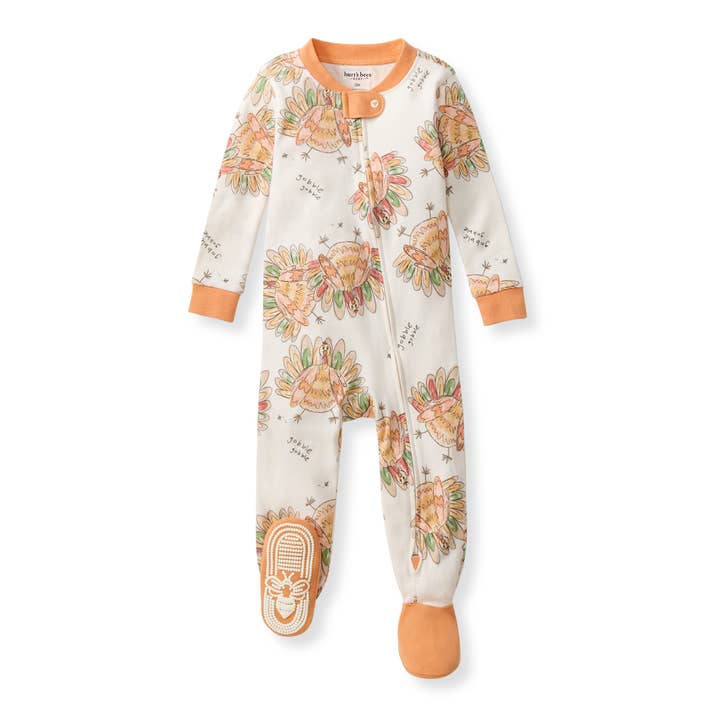 Vivid Turkey Sleeper
for wholesale by Burt's Bees Baby