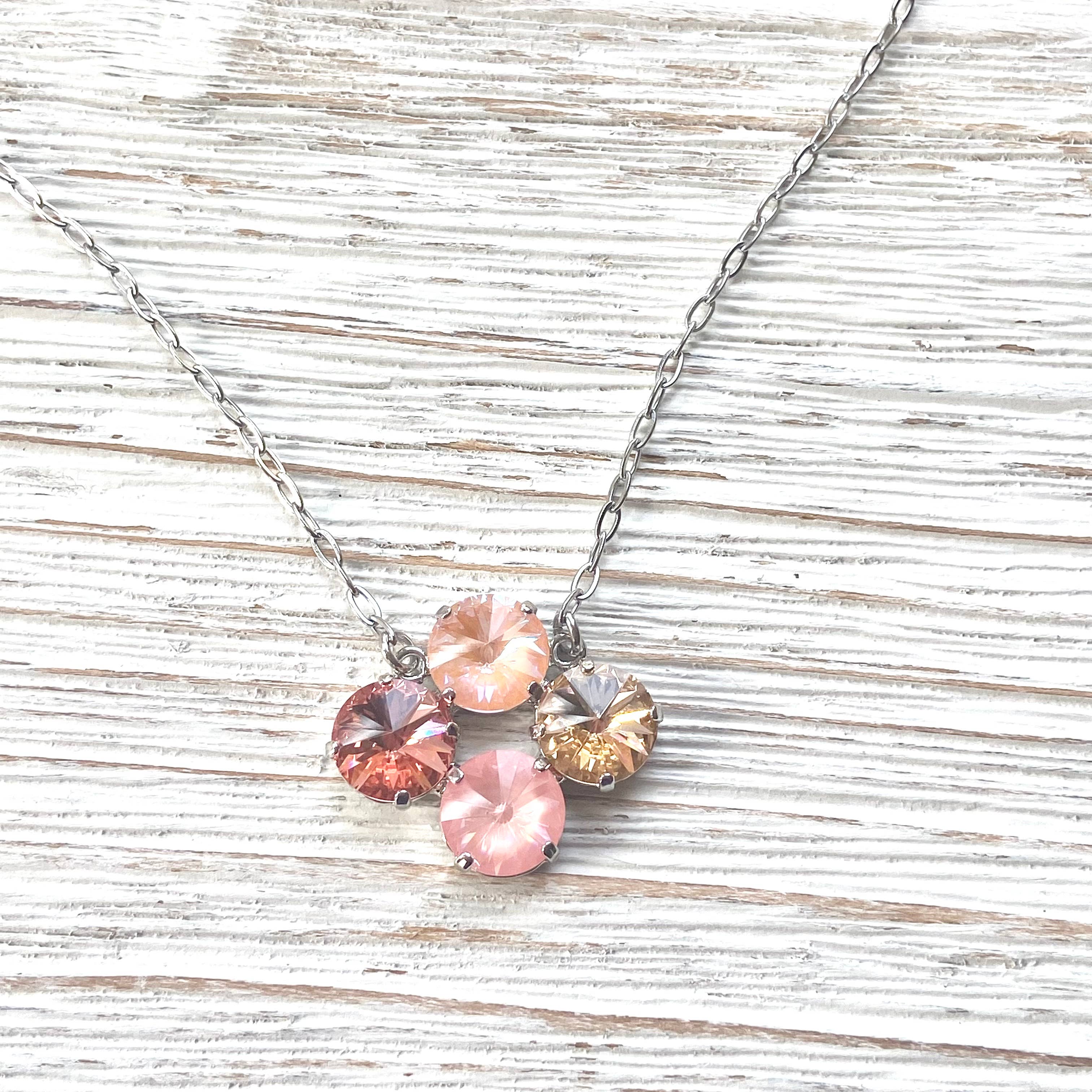 VB&CO Designs Handmade Jewelry - Wholesale Jewelry Set - Crystal jewelry coral crush Swarovski boutique flamingo8