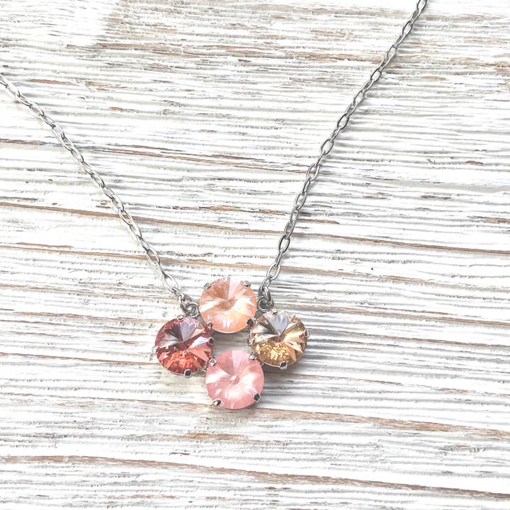 VB&CO Designs Handmade Jewelry - Wholesale Jewelry Set - Crystal jewelry coral crush Swarovski boutique flamingo8