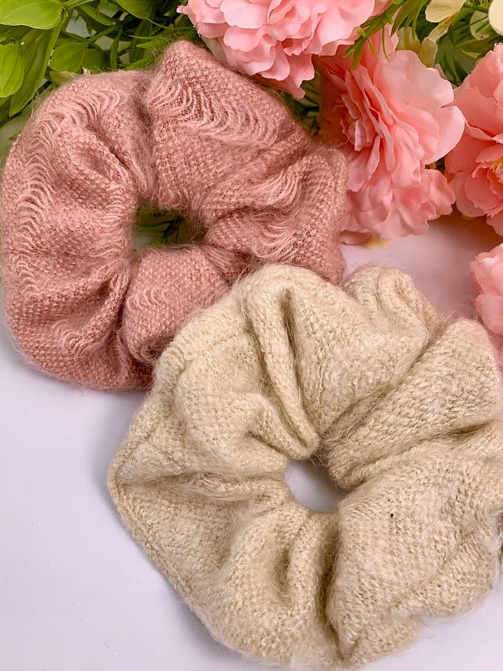 Textured Elastic Scrunchies FQ87 for wholesale by BYREN | ÉLINE L'ATELIER