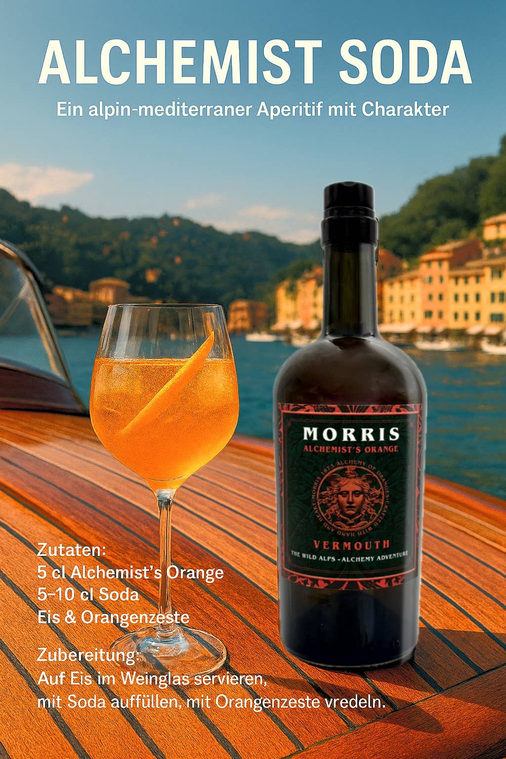 The Wild Alps Distillery - Wholesale Vermouth/Aperitif - MORRIS The Alchemist’s Orange - Vermouth5
