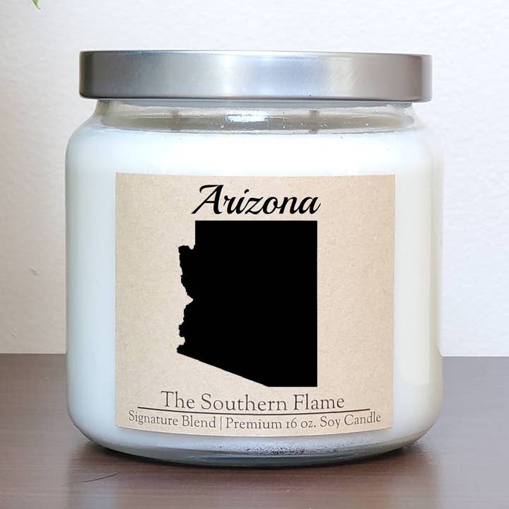 Arizona State Candle | Homesick Candle | Long Distance Gift for wholesale by The Southern Flame