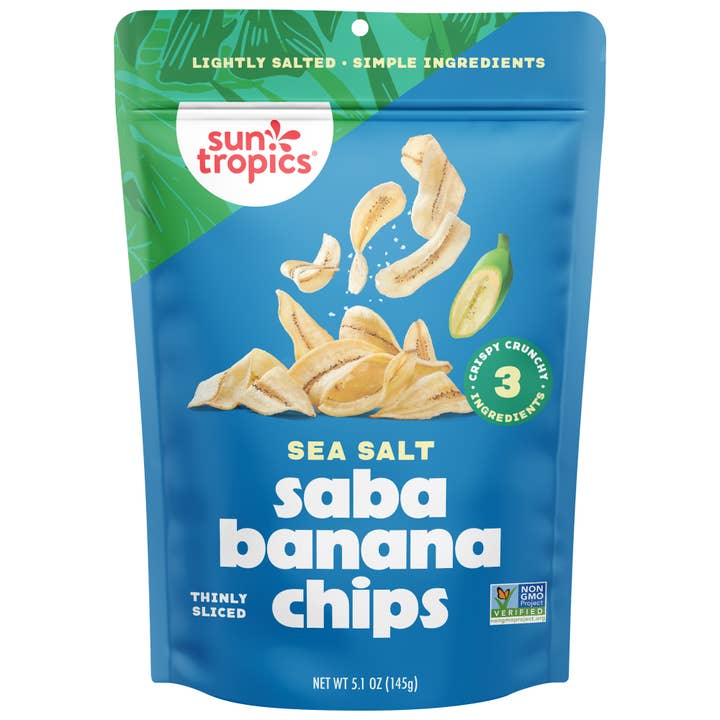 Sun Tropics – wholesale Puffed snack – Sun Tropics Mochi Crunch - Sea Salt, 12 x 3.5 oz