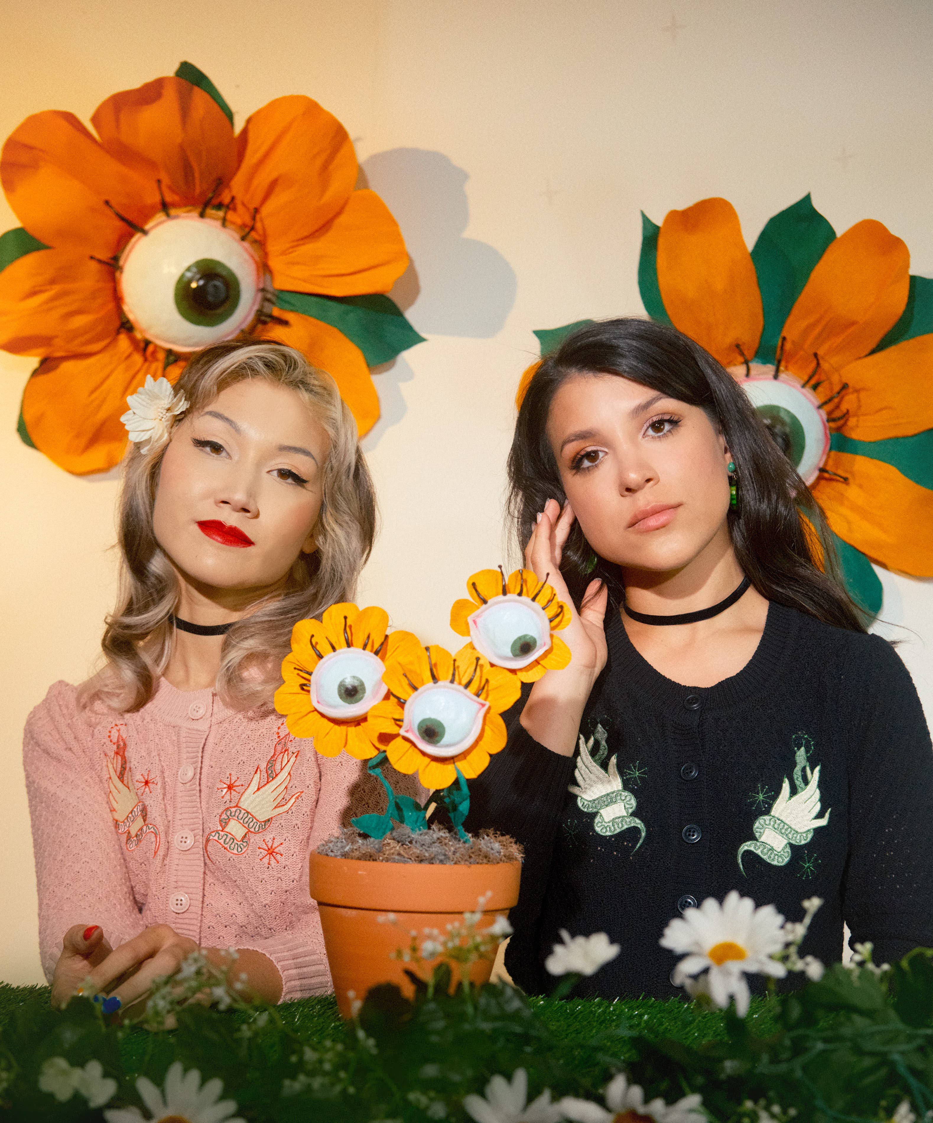 Mischief Made - Wholesale Cardigan - Women's - Snake Wrangler Plus size Cropped Cardigan in Black 2