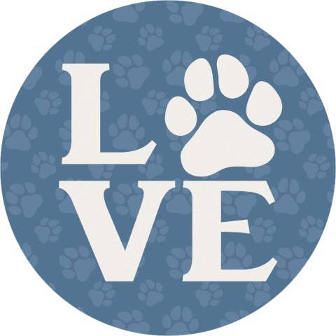 Pet Love Packaged Car Coaster for wholesale by Gift & Garden by Carson