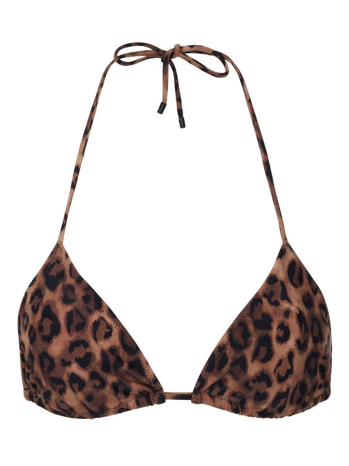 Le Triangle Top - Luipaard voor wholesale door Sunkissed