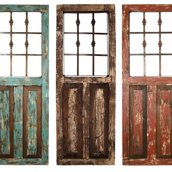 CLEARANCE-Durango Farmhouse Wall Decor Window-18x48 in-$54 for wholesale by My Amigos Imports