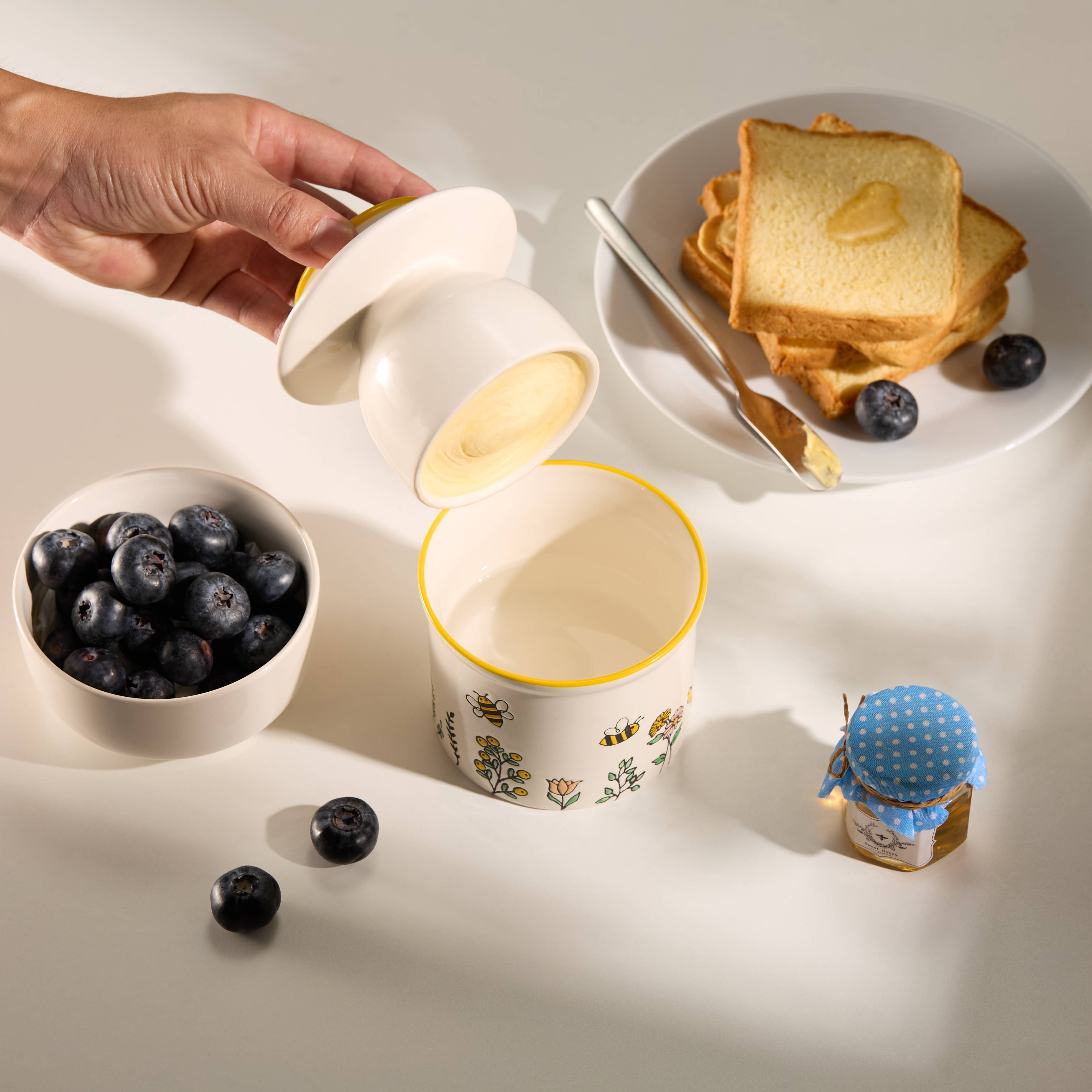 Kook - Wholesale Butter Dish - Kook French Butter Keeper Dish, Ceramic13