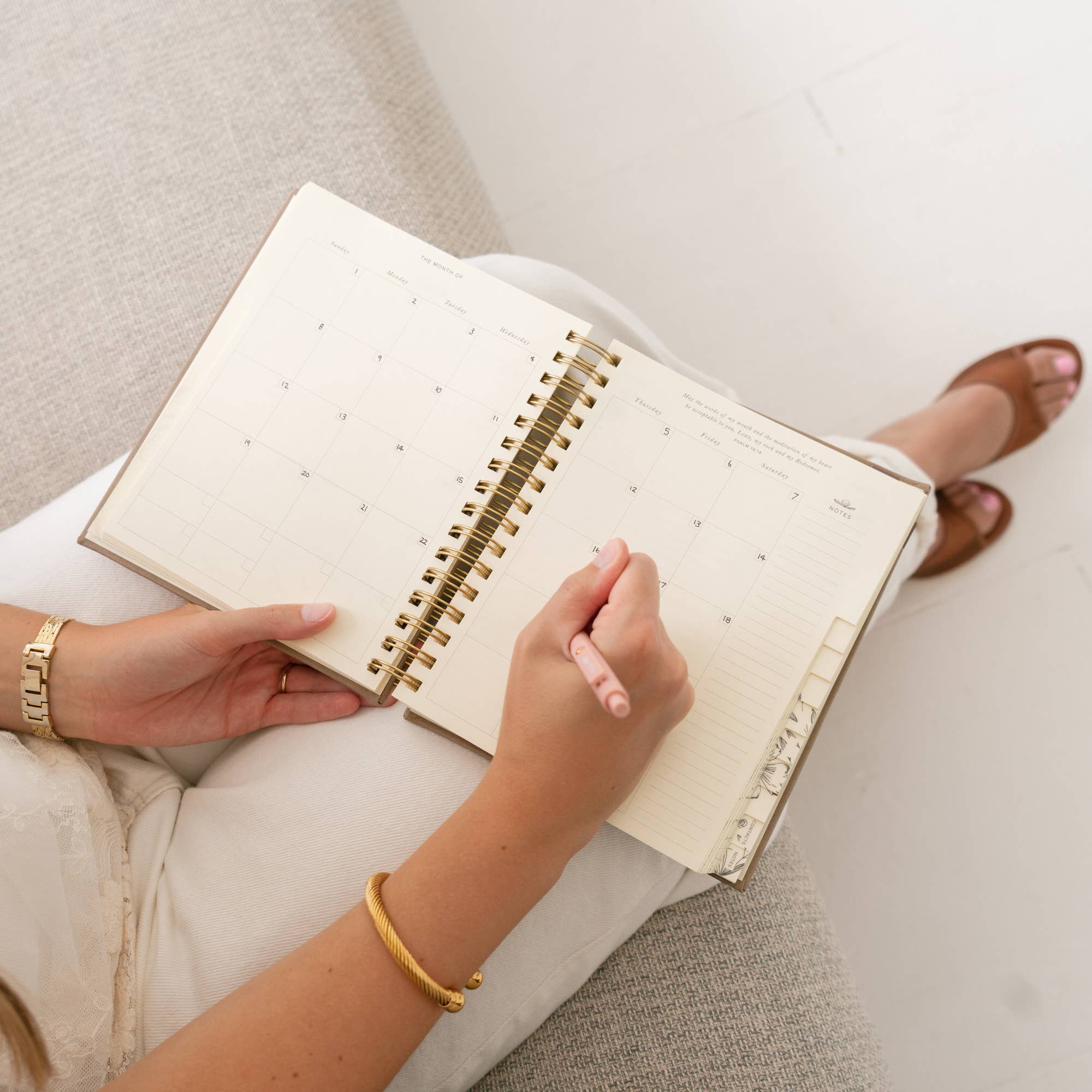 Hosanna Revival - Wholesale Planner - Ongedateerde planner van 12 maanden: Marlo Design, Spiral4