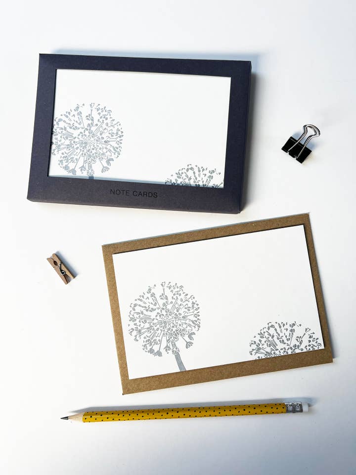 Juego de Tarjetas de Correspondencia Allium | Juego de 10 para venta al por mayor de Penguin Ink