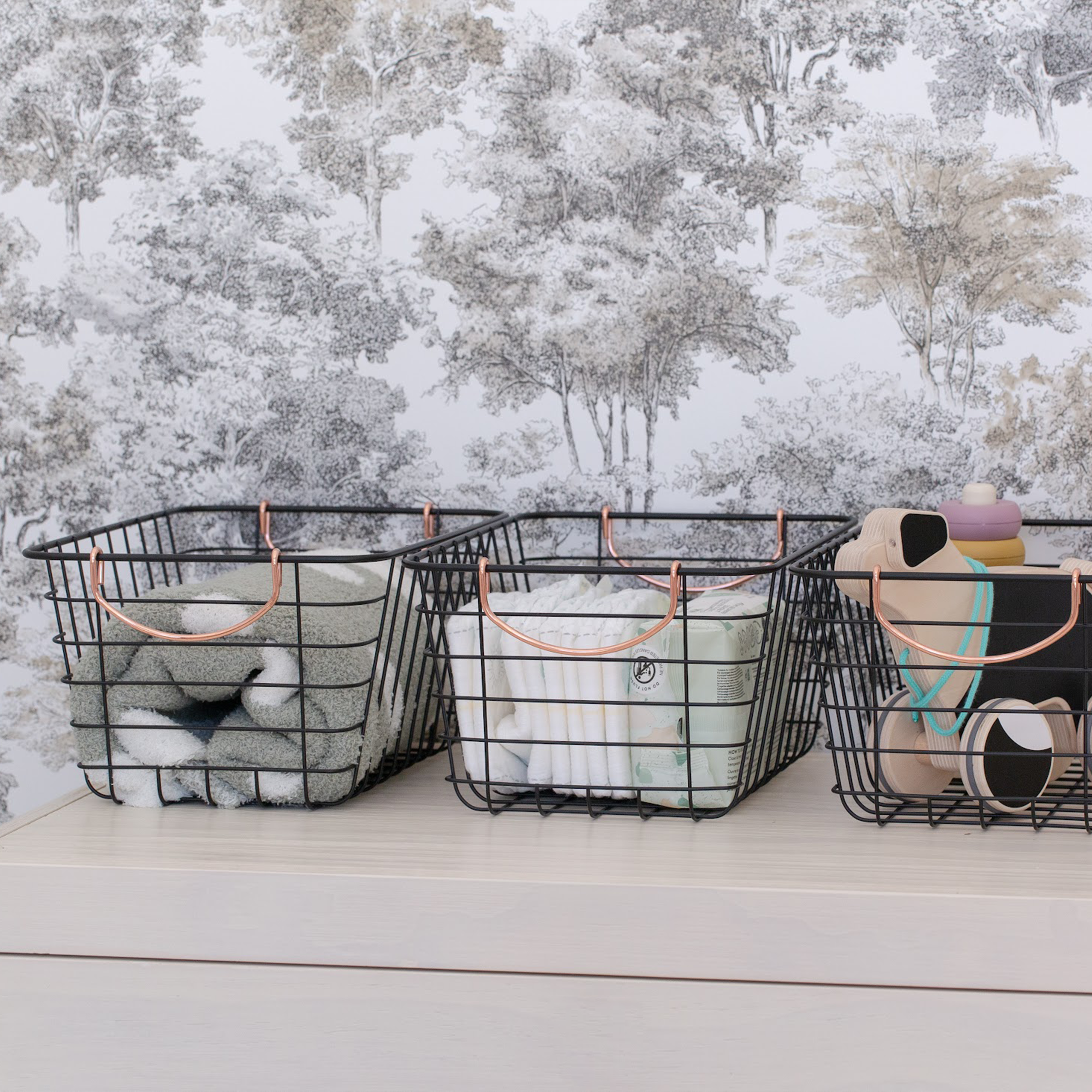 Better Houseware - Wholesale Basket - Copper Handled Wire Baskets8