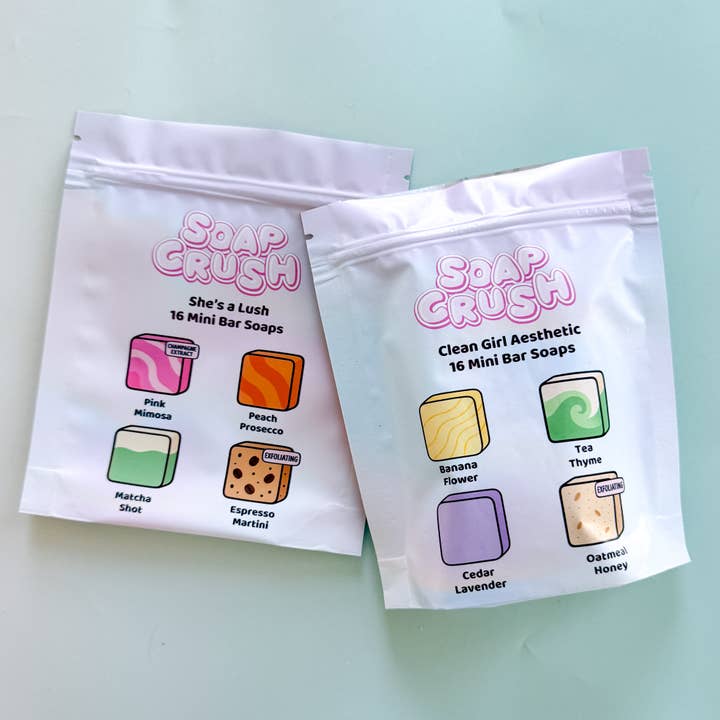 Signature Trendy Mini Soap Collection Assortment for wholesale by Soap Crush