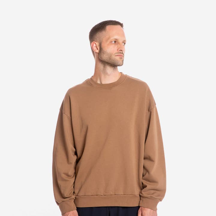 Sweat-shirt cacao pour la vente par Matona