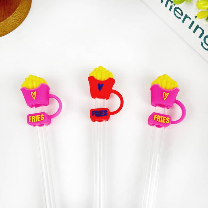 Fries Straw Topper for wholesale by SoapElenGlen