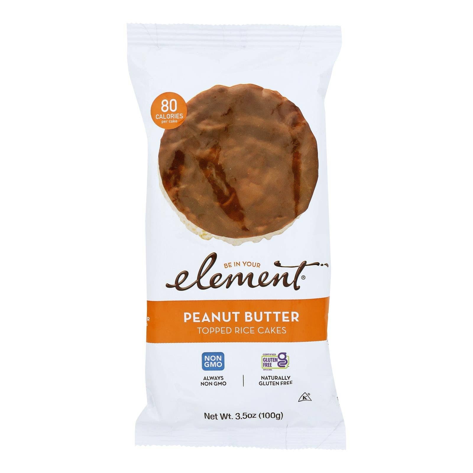 Everyday Supply Co - Wholesale Snack Bar - Element - Rice Cake Peanut Bttr Top - Case of 6-3.5 OZ0
