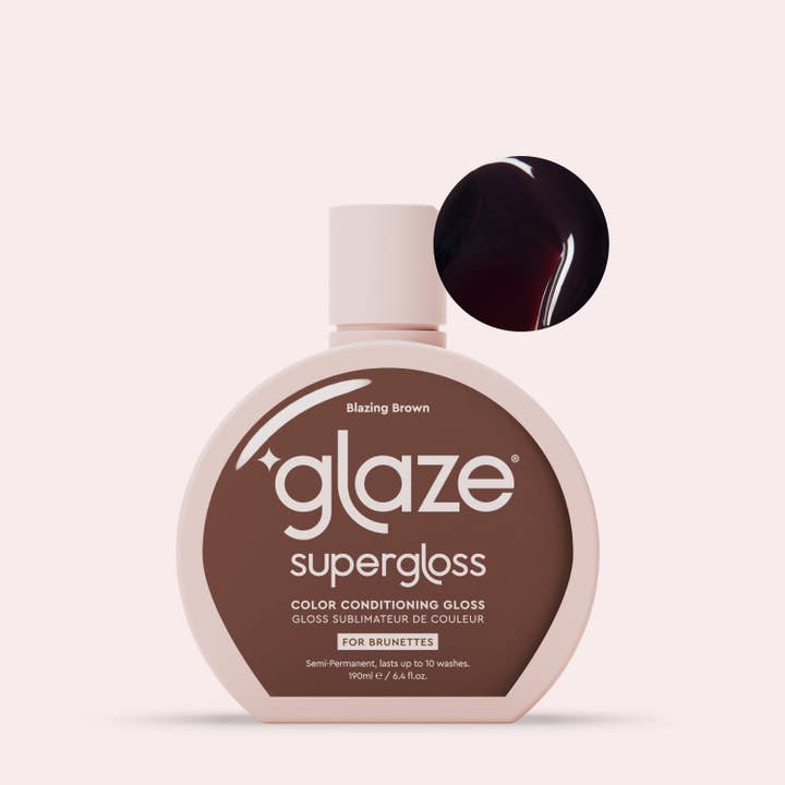 Glaze Hair - Wholesale Hair Dye - Glaze Supergloss Color Depositing Hair Gloss-Blazing Brown