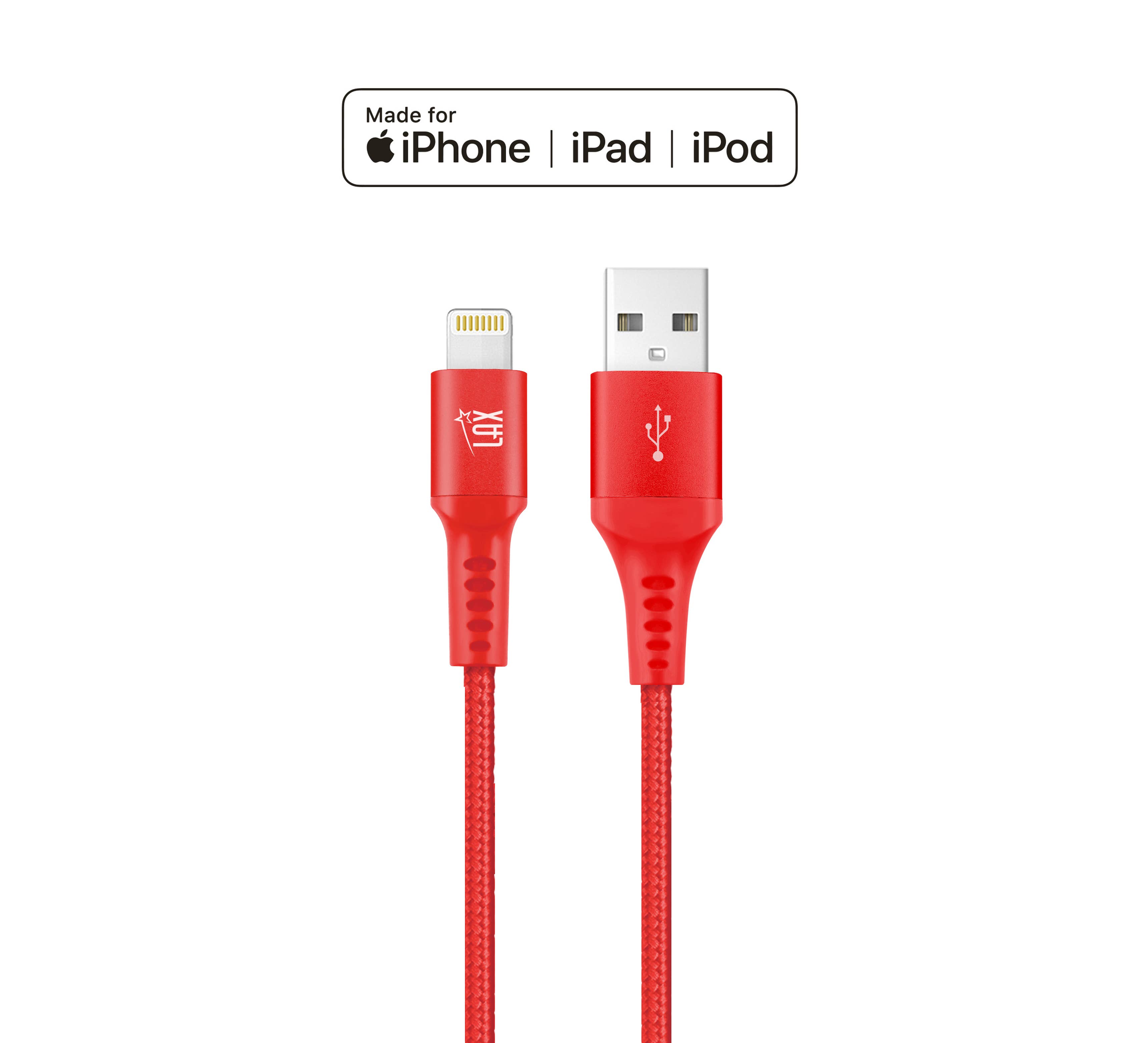 LAX Gadgets - Wholesale Charging Cable - High Speed Certified iP/ipad charging Cables - Retail Pack17