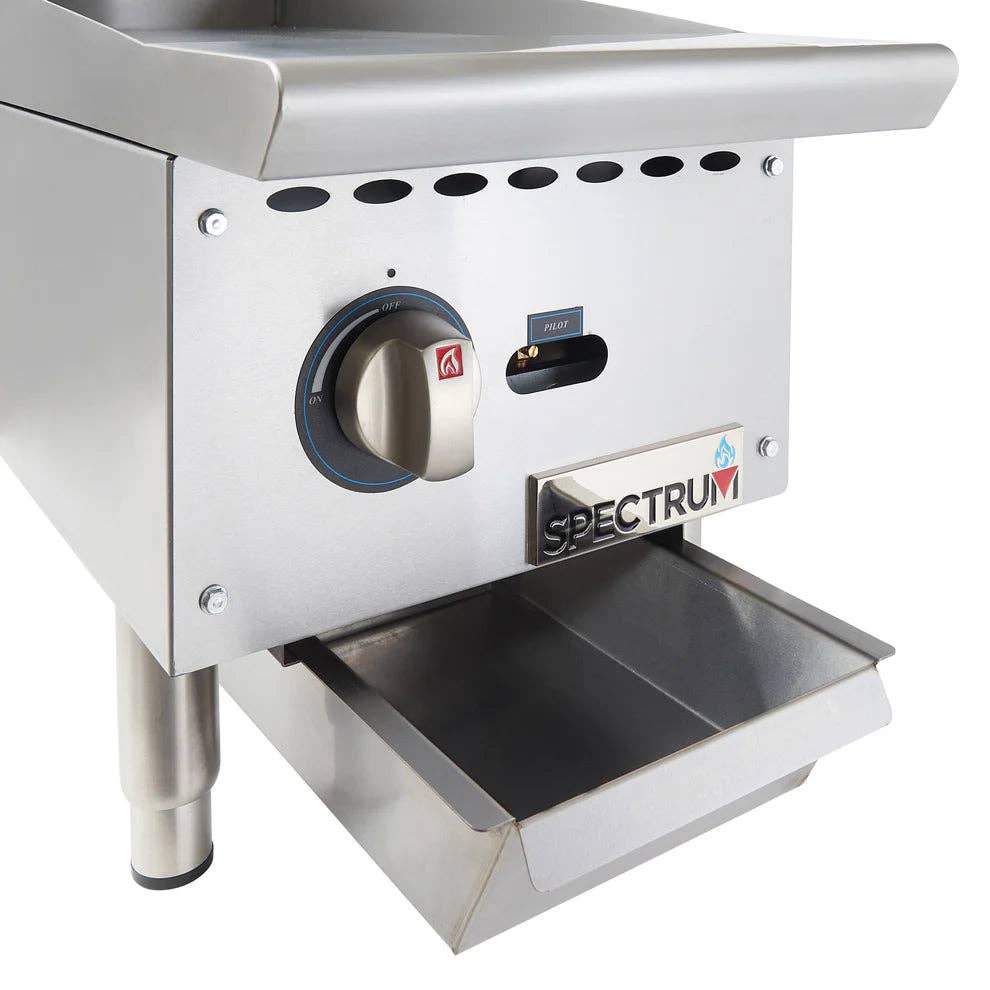 EcoQuality - Wholesale Kitchen Appliance - NGGD-12M-48M, 24" to 48" Manual Control Natural Gas Griddle0