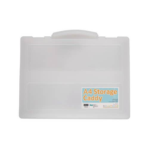 West Design Products - Venta al por mayor Material para manualidades - Carrito de plástico para almacenamiento Papermania, tamaño A4, organizador transparente