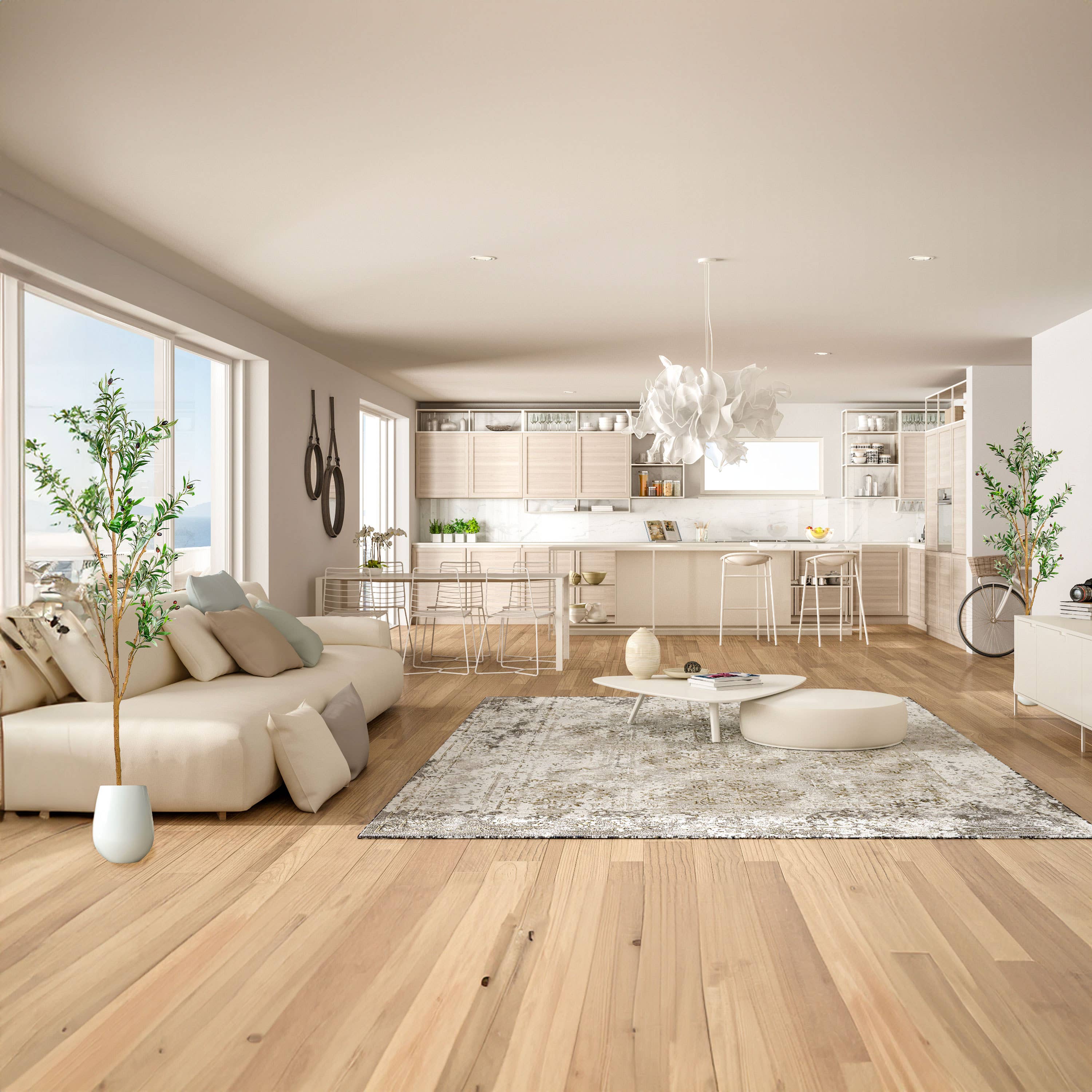 Sunnydaze Decor - Wholesale Artificial Plant - Artificial Olive Tree with Silk Leaves - 6 ft - Set of 28