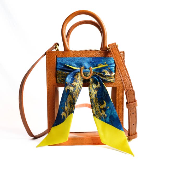 Mini Calista Clear + Midnight Riders Twilly for engroshandel hos Hampton Road Designs