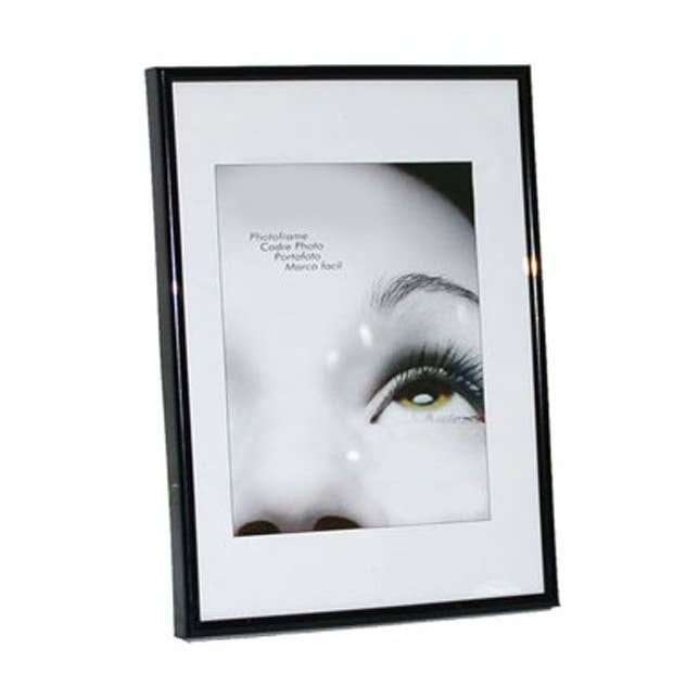 Aktual / Dekora Import S.A - Vendita all'ingrosso Cornice portafoto - CORNICE PORTAFOTO IN PLASTICA NERA 18X240