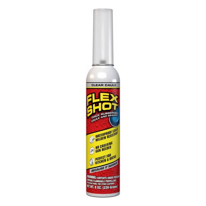 Everyday Supply Co - Wholesale DIY Craft Kit - Flex Seal Flex Shot Clear Sealant 8oz - 4 Pack