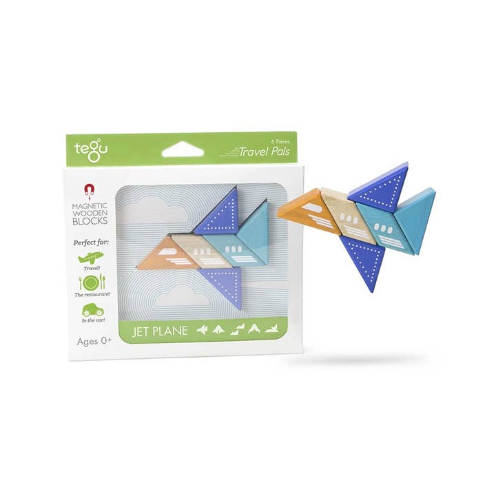 Tegu Europe – wholesale Wood toy – Child – Travel Pals - Magnetic Wooden Block Set7