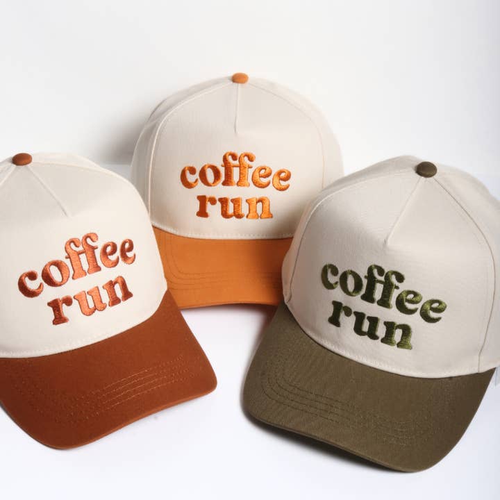 COFFEE RUN Embroidered 5 Panel Two Tone Cap and other Purchase Wholesale steel ball run. Free Returns & Net 60 Terms on Faire trending on Faire.