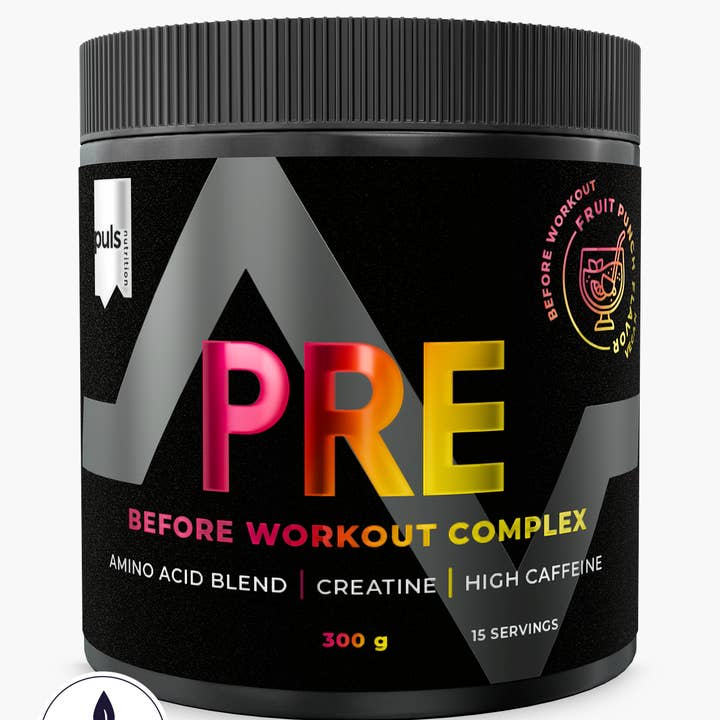 Puls Nutrition – wholesale Powdered health drink – PRE Fruit Punch 300g