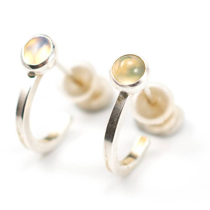 Créoles Gaia pour la vente par Left Handed Mfg