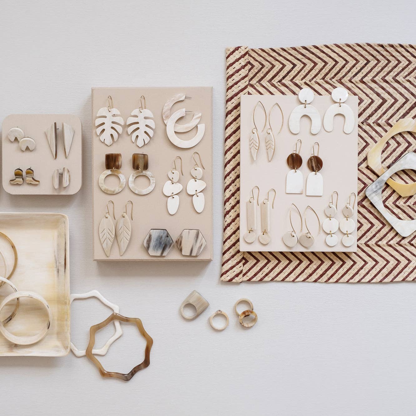 MAADILI COLLECTIVE - Wholesale Dangle Earrings - Small Dangling Leaf Earrings7