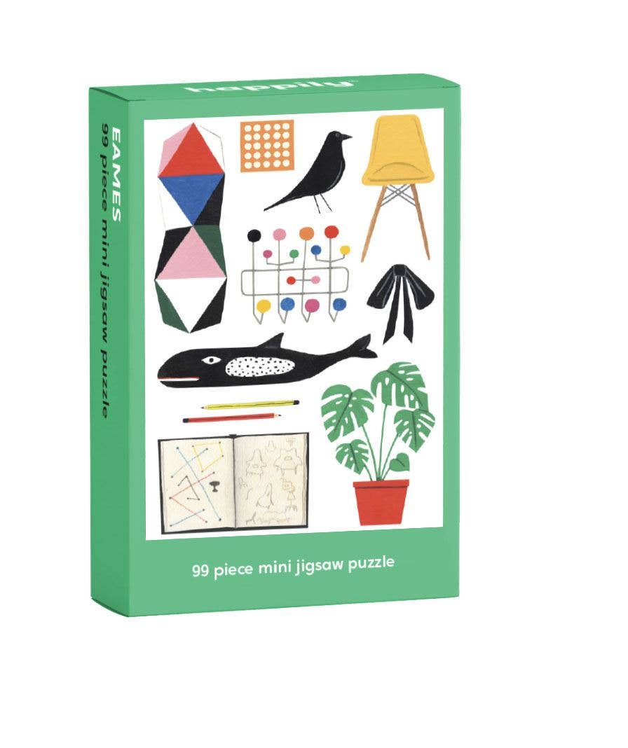 Bookspeed - Vendita all'ingrosso Puzzle - Adulti - Puzzle mini da 99 pezzi Eames (Happily Puzzles)0
