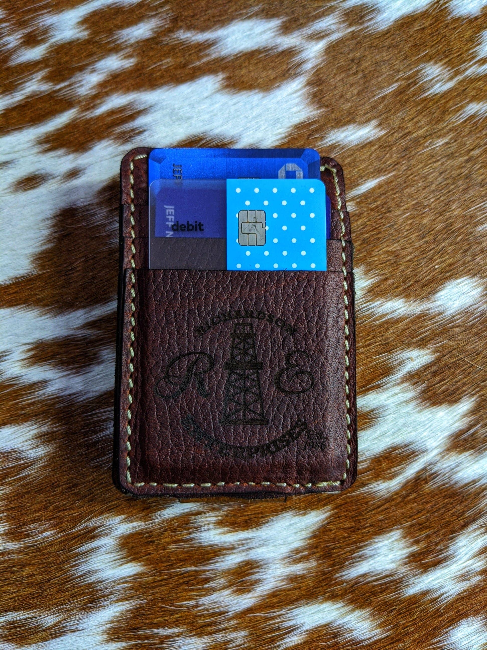 NDesigns Leather - Wholesale Wallet - Men's - "lil Hefe" Magnetic Wallet (Our #1 selling Wallet)5