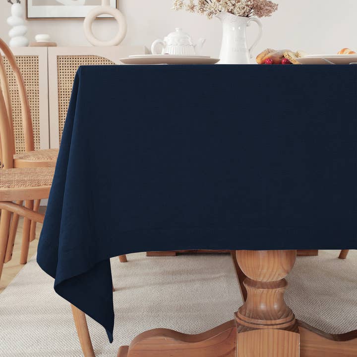 Nappe carrée en lin pur lin européen 55 x 55 - Marine pour la vente par Triton Linen