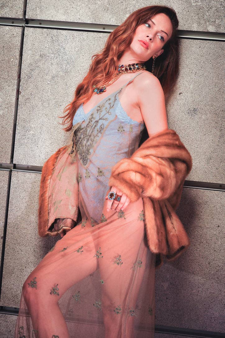 TOVA - Wholesale Cocktail/Statement Ring - Mini Roddy Ring in Enamel Midnight Express7