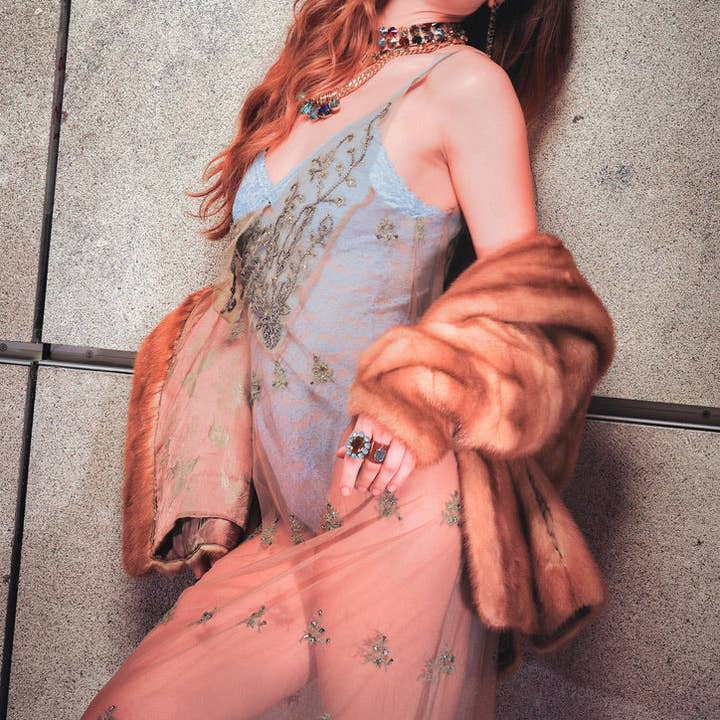 TOVA - Wholesale Cocktail/Statement Ring - Mini Roddy Ring in Enamel Midnight Express7