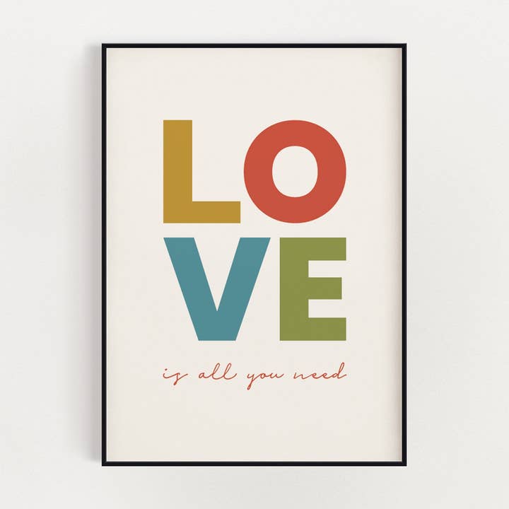 Love Is All You Need for wholesale by Grace Emily Design