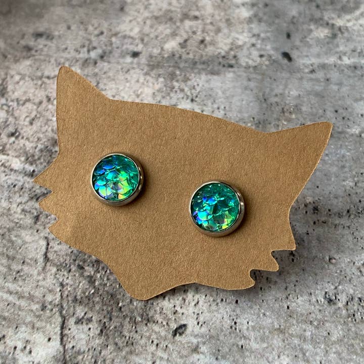 8mm havfrue lysegrøn for engroshandel hos Fiddle & Fox