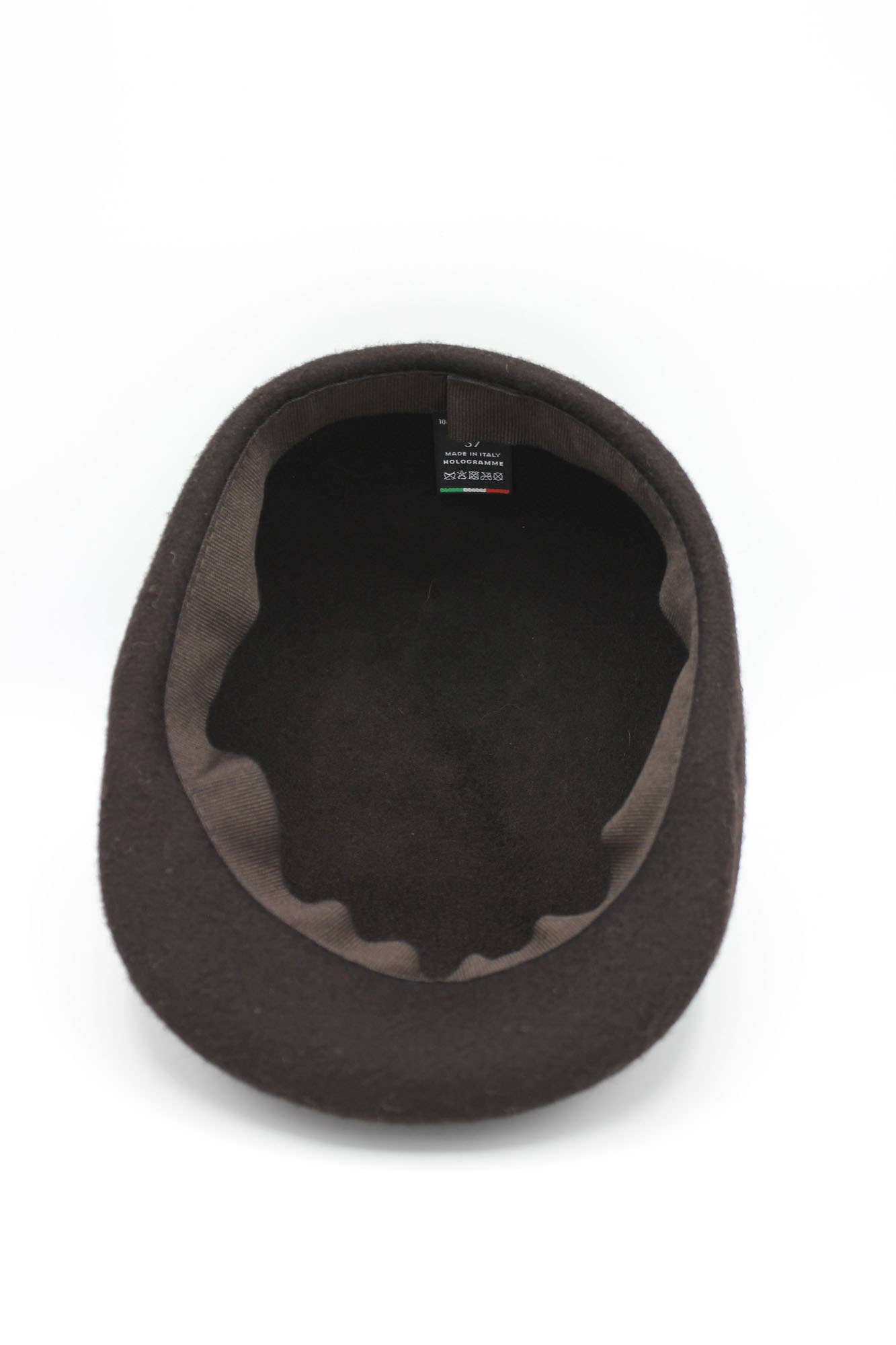 Hologramme Paris – Engroshandel Newsboy/schoolboy hat - Unisex – Klassisk italiensk ensfarvet uldhue med kuppelform12