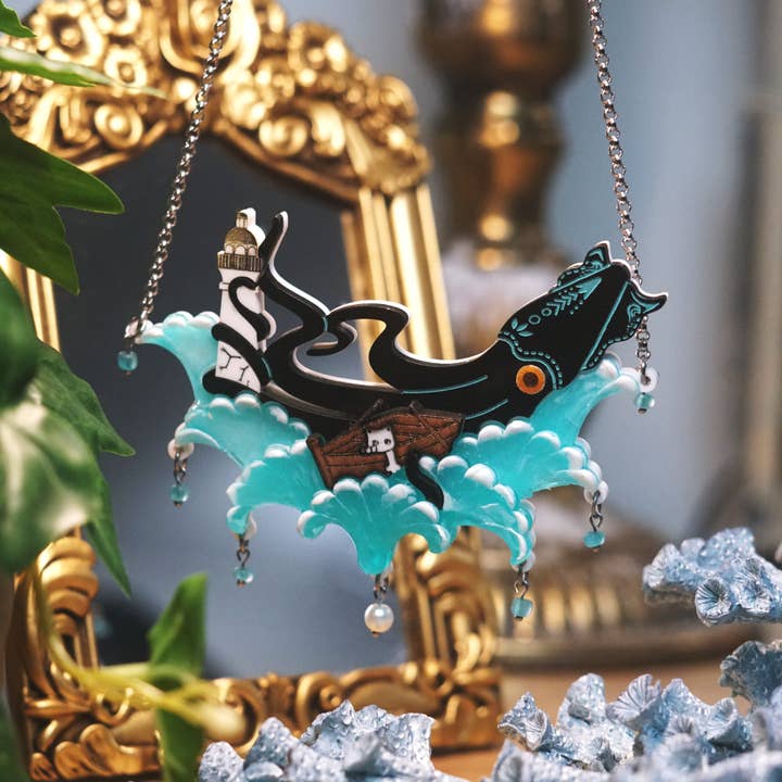 Lighthouse Necklace *Pre-Order* for wholesale by Lost Kiwi Designs