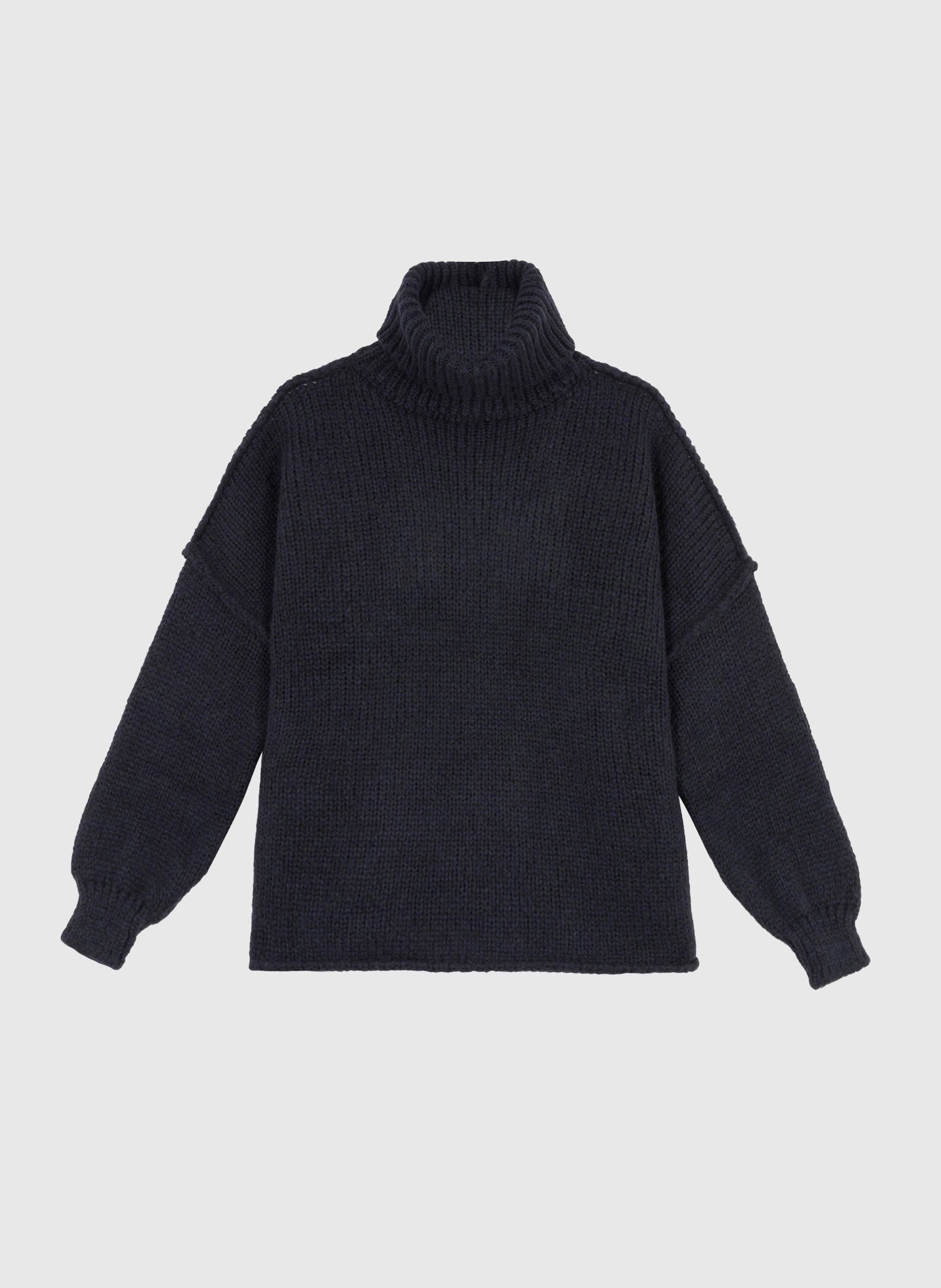 An'ge - Vente Pull en maille – femme - PULL LEJOKO marine2