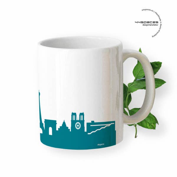 44spaces - Wholesale Coffee Mug - Paris ceramic cup | 5 colors1