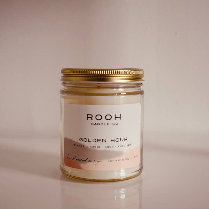 Golden Hour for wholesale by Rooh Candle Co