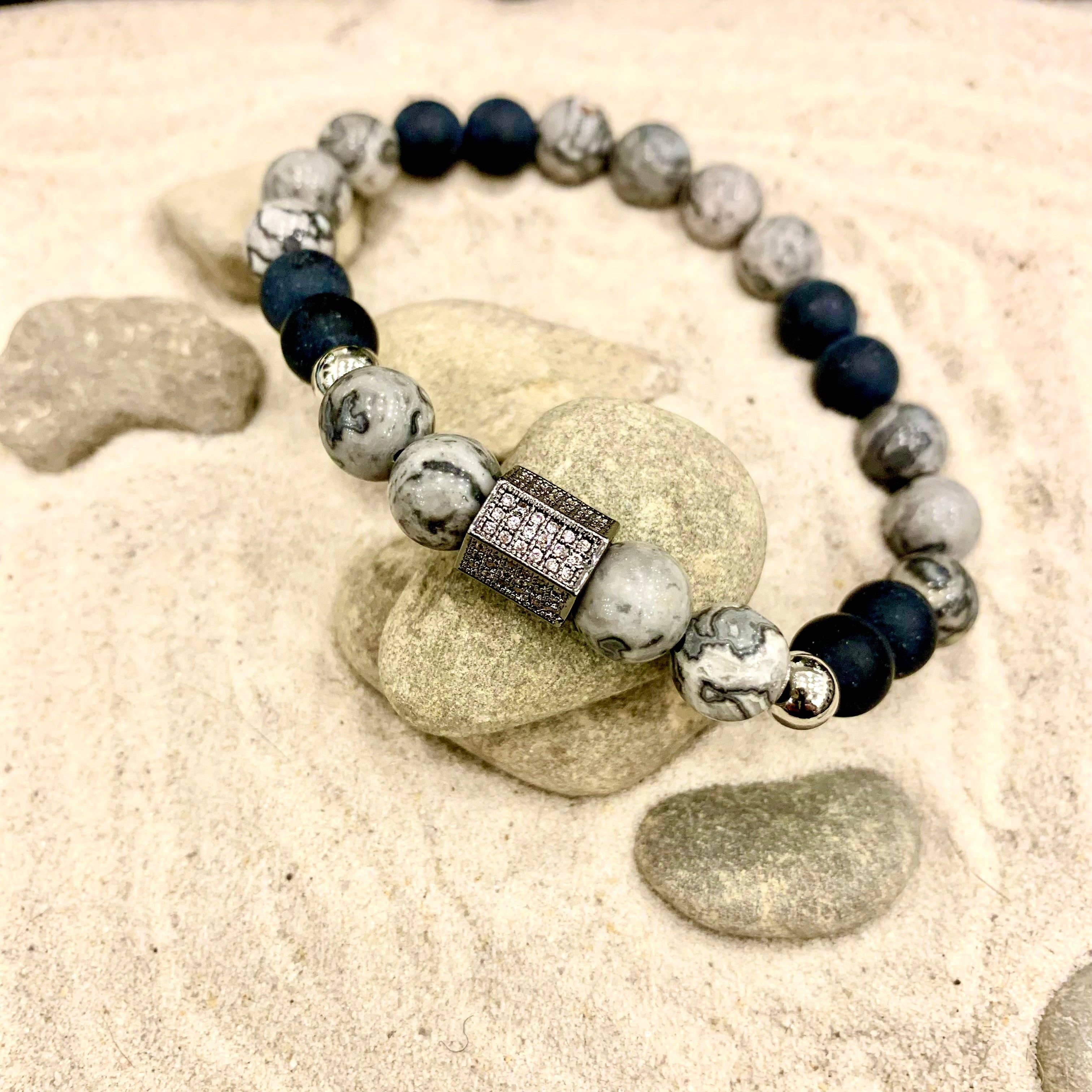 Atisha Spiritual Shop – wholesale Beaded bracelet – ARVAK ~ Natural Gemstone Elastic Bracelet3